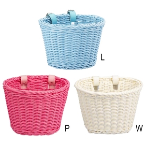 <span class=keywords><strong>Cestino</strong></span> per Bicicletta in <span class=keywords><strong>Vimini</strong></span> con Campanello, Nappa e Adesivi, Borsa Portaoggetti Artigianale per Bicicletta da Bambino - Product Image 4