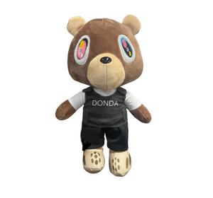 Urso de Pelúcia Kanye West Novo por Atacado, Brinquedo Super Macio Decorativo em Roupas, Presentes para Crianças em Vários Tamanhos - Product Image 5
