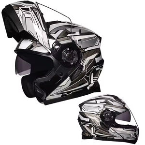 <span class=keywords><strong>Casque</strong></span> de moto intégral unisexe avec ABS pour la conduite de moto de rue et de scooter - Product Image 2