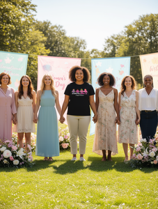 T-shirt per la Giornata Internazionale della Donna, 100% cotone, girocollo, vestibilità regolare, stampa casual, maglietta con messaggio di potenziamento - Product Image 2