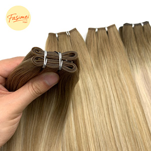 ผมต่อแท้บราซิล Remy คุณภาพระดับมืออาชีพสำหรับร้านเสริมสวย Fasimei  แบบ Slavic Genius Weft  ช่วยปกป้องหนังกำพร้าผม  อายุการใช้งาน 1 ปี - Product Image 2