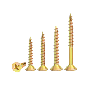 Tornillos Autorroscantes de Acero al Carbono Zincado M3/M6, Diámetro de la Tapa de 10 mm, Rosca Fina Métrica GR5 para Aglomerado y Metal - Product Image 5
