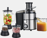 Top vente multi-fonctionnel Heavy Duty grande puissance haute vitesse extracteur de presse-agrumes électrique mélangeur de jus broyeur mélangeur