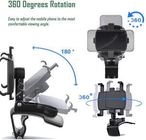 Support de téléphone universel pour tableau de bord de voiture Rotation de 360 degrés Supports pour iPhone pour Samsung pour <span class=keywords><strong>Nokia</strong></span> 4 7 \ "Smartphones - Product Image 3