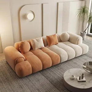 Özelleştirilebilir piyano anahtar ekleme renk ev mobilya oturma odası kumaş ile kol dayama daire leathsofa kanepe
