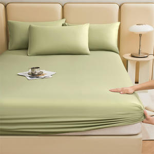 Sábanas Ajustables de Algodón al por Mayor con Bandas Elásticas, Fundas de Colchón No Ajustables para Camas Individuales, Dobles y King Size, 140/160/200cm - Product Image 1