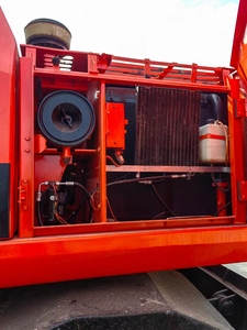 Excavadora de ruedas usada de tamaño mediano de 15 toneladas de Corea del Sur, Doosan DH150W, equipo de excavación sobre ruedas. - Product Image 4