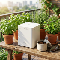 Nouveau Composteur Électrique Intelligent 2026 pour Déchets Alimentaires – Machine de Compostage Automatique d'Intérieur Inodore pour la Production d'Engrais Organique à Domicile