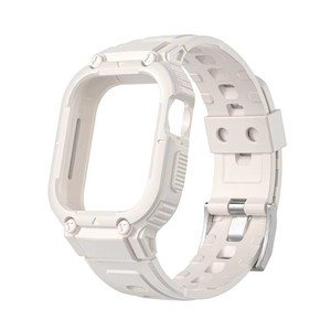 Bracelet de montre en TPU intégré de couleur unie pour <span class=keywords><strong>Apple</strong></span> <span class=keywords><strong>Watch</strong></span> 8 <span class=keywords><strong>7</strong></span> 6 5 38mm 40mm 42mm 44mm 41mm 45mm - Product Image 6