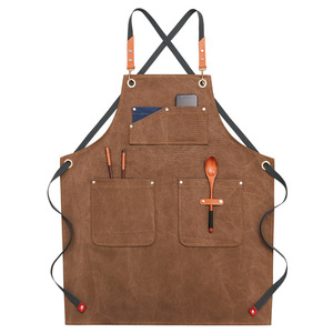 Delantales vaqueros con bolsillos, el mejor Bar ajustable <span class=keywords><strong>personalizado</strong></span>, Barista, trabajo, <span class=keywords><strong>vaquero</strong></span> - Product Image 2