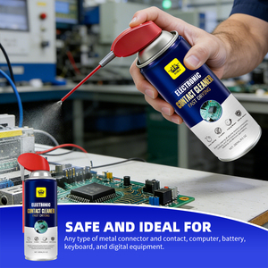 Custom MOQ 240PCS Fast Dry 530 Electric Contact <strong>Cleaner</strong> Spray Non-Flammable Electronic Contact <strong>Cleaner</strong> Aerosol Spray - Product Image 5
