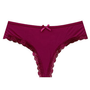 アメリカ標準サイズ ミルクシルク 高伸縮性 Tバックショーツ 女性用 バッククロスベルト ピーチヒップ露出 女性用Tパンツ - Product Image 5