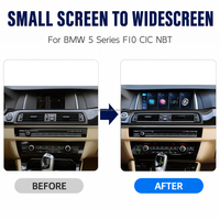 Écran Linux 10,25 pouces pour BMW Série 5 F10 F11 CIC NBT, CarPlay sans fil, Android Auto, autoradio, écran 1920*720