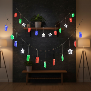 Christmas <b>Tree</b> Infinity Mirror String <b>Lights</b> Acrylic Half Mirror PVC Frame Custom Size OEM <b>Xmas</b> Home Decoration Wholesale - Product Image 2