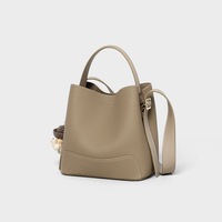 Sacs à main pour femmes en cuir de vache et cuir synthétique, style vintage, sac seau, bandoulière réglable, multi-poches, sac à bandoulière polyvalent
