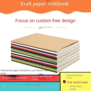 Tùy chỉnh B5 A5 <span class=keywords><strong>A6</strong></span> máy tính xách tay với giấy kraft Bìa mềm cho sinh viên tập thể dục bán buôn logo in - Product Image 3