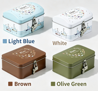 Boîte en étain personnalisée recyclable pour chocolat, aliments en conserve, bonbons, cadeaux - Emballage alimentaire écologique