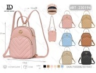 กระเป๋าเป้สะพายหลังขนาดเล็กสำหรับผู้หญิง ปิดด้วยซิป น้ำหนักเบา ใช้ได้ทุกวัน ทรงสี่เหลี่ยมผืนผ้า โพลีเอสเตอร์ ใช้ได้ทุกฤดูกาล - Product Image 1