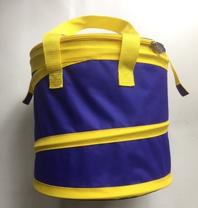 Pop up mayorista impermeable tapa suave superior forma abierta bolsa de comestibles cerveza presupuesto circular aislado plegable redondo enfriador bolsa - Product Image 3