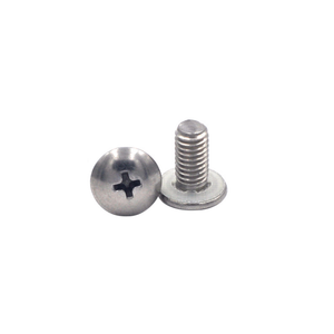 M2 M3 M4 Stainless Steel Self Sealing <b>Screws</b> with O-Rings Pan Phillips Head Metric 10mm Cap Diameter Class 8.8 Zinc Plated - Product Image 6