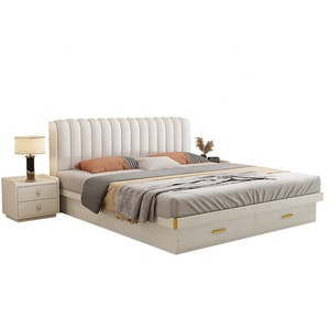 Personalização por atacado pinho barato de madeira único armazenamento king size cama madeiras quadro novos modelos de design fabricados na <span class=keywords><strong>China</strong></span> - Product Image 6