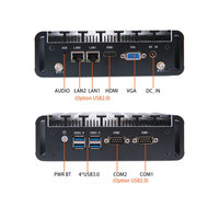 Computadora Integrada de Grado Industrial de Bajo Consumo EVUC, CPU I3 I5 I7 de 4.ª/5.ª Generación, LAN Dual, COM Dual, RS232, 4 USB3.0