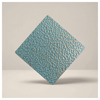 Panneaux en acier inoxydable martelé de style antique de luxe Antique8008 pour applications murales décoratives