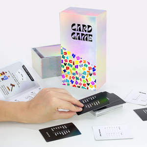 Fabbrica personalizzata di buona qualità all'ingrosso gioco Laser olografico carta commerciale stampata tavolo carte da gioco - Product Image 2