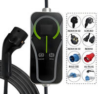 Batterie Externe Portable Type 2 3.5 AC 7kW pour Recharge Véhicules Électriques 32A Prises Norme Européenne Protection IP54 Contrôle par APP Câble 5M Garantie 3 Ans