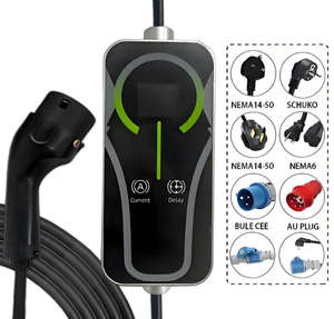 Nuevo Cargador Portátil para Vehículos Eléctricos de 32A, WiFi, Monofásico, 7 Kw, Nivel 2, Tipo 2, con Protección IP66 y Control por Aplicación - Product Image 1