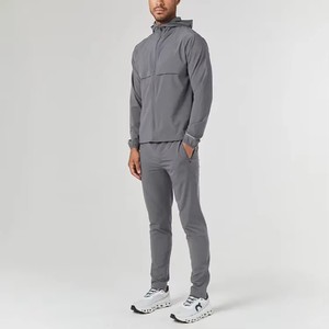Tùy Chỉnh Theo Dõi Phù Hợp Với Jogger Đặt Người Đàn Ông Trọng Lượng Nhẹ Không Thấm Nước Trang Phục Áo Gió Tracksuit Cho Nam Giới Thiết Lập - Product Image 5