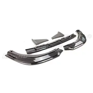 5PCS <b>Car</b> Front Bumper Lip <b>for</b> Toyota Camry SE XSE 2018-2023 Splitter Spoiler <b>Diffuser</b> Winglet Glossy Black Carbon Fiber Style - Product Image 3