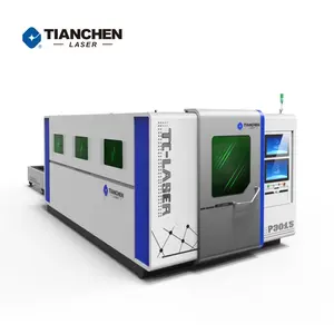 Enclosed Laser Cutting Machine Jinan Tianchen 6KW Enclosed Exchange Worktable Protective Fiber Laser Cutting Machine