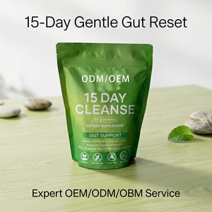 Gomitas OEM para la Limpieza Intestinal de 15 Días, Suplemento con Extracto de Hoja de Senna para Suavizar la Defecación y la Salud del Colon, Marca Privada - Product Image 1