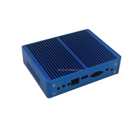 Boîtier Mini PC Sans Ventilateur Personnalisé Boîtier en Aluminium Châssis Industriel Décodeur Boîtier Industriel Accessoire Informatique Stock SBC03 OEM/ODM
