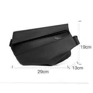 <span class=keywords><strong>Sac</strong></span> à bandoulière <span class=keywords><strong>de</strong></span> luxe en cuir PU pour hommes et femmes, sacoche <span class=keywords><strong>de</strong></span> <span class=keywords><strong>poitrine</strong></span>, imperméable, nouvelle collection - Product Image 2