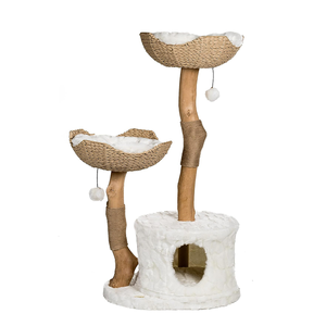 Modern Cat Ceiling Tree Tower Multi-layer Cat Climbing Frame Tree