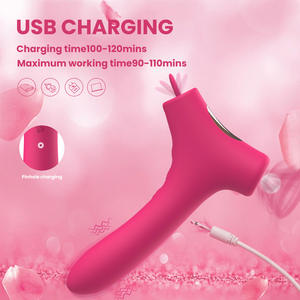 המכירה הטובה ביותר sb מגנטי נטענת עמיד למים ויברטור clitoral גירוי הפטמה מוצצת מאונן - Product Image 5