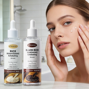 KORMESIC ผลิตภัณฑ์เพื่อผิวขาวกระจ่างใส สูตรข้าวเกาหลีและข้าวดำ ขนาด 80 มล. เอสเซนส์ผลัดเซลล์ผิวหน้า ลดเลือนริ้วรอย - Product Image 2