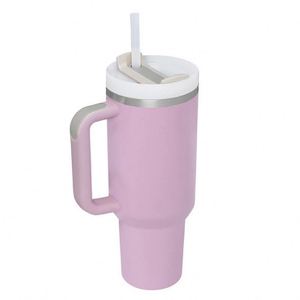 Maxfree en Stock: Taza Termo de Café, Vaso Térmico de Acero Inoxidable Aislado con Pajita, Vaso de 40oz con Asa - Product Image 3