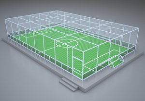 Césped Sintético de Polipropileno de Alta Densidad SSG SF001 20m X 40m para Campo de Fútbol, Color Verde/Blanco, Duradero (>5 Años de Vida Útil), Fácil de Usar - Product Image 3