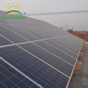 Support de panneau solaire à poteau unique <span class=keywords><strong>pour</strong></span> système de montage de panneaux photovoltaïques sur toit plat, avec pince centrale solaire <span class=keywords><strong>pour</strong></span> panneaux à film mince - Product Image 6