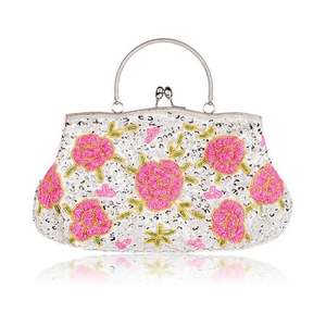 Düğün Gelinlik Balo Elmas Taşlı Çanta Kadın Boncuklu Kristal El Çantası Abiye Çanta - Product Image 2