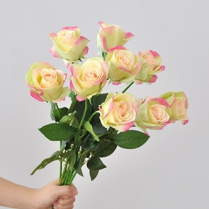 Rosa Artificial de Alta Calidad con Tacto Realista, Ramo de Rosas Individuales para Decoración del Hogar y Bodas - Product Image 2