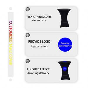 Ensemble de tables de cocktail de haute qualité en gros, logo/texte/motif personnalisable, adapté pour les mariages, les anniversaires, les fêtes - Product Image 3