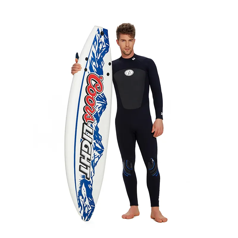 Neoprene ชุดดำน้ำแบบเต็มชุดดำน้ำลึก3มม.,ชุดว่ายน้ำแขนยาวให้ความอบอุ่นด้านหลังแบบมีซิปสำหรับผู้ชาย