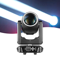 Projecteur à tête mobile 230W avec anneau lumineux, ouverture réglable, faisceau de lumière pour discothèque, DJ, club, éclairage de scène intérieur