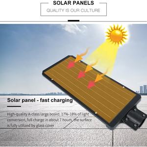 Bas prix Ip65 éclairage extérieur étanche 90w 120w 180w 250w intégré tout en un lampadaire LED solaire - Product Image 3