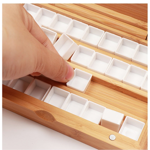 Boîte de rangement pour peinture aquarelle, palette à 36 alvéoles pour peintures aquarelle solides - Product Image 3