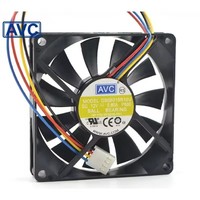 Ventilateur de refroidissement pour ordinateur de 80 mm, DS08015B12U, 12 V, 0,60 A, 80*80*15, PWM, pour châssis AVC